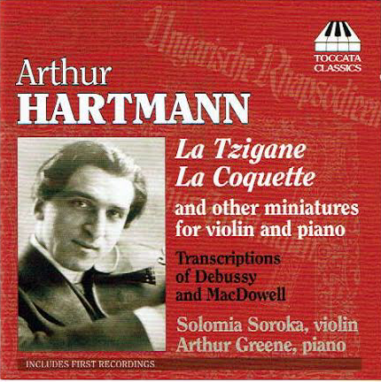 Arthur Hartmann: Minitiature for Violin and Piano